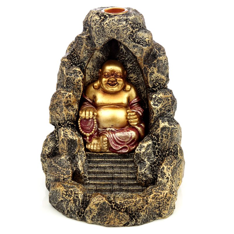 Takaisinvirtaus suitsukkeen poltin Kiinalainen Buddha