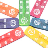 Räucherstäbchenhalter Set Chakra Aschefänger 7 Designs