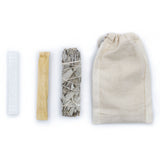 Smudge Kit Travel 3-Piece Sage Palo Santo Selenite
