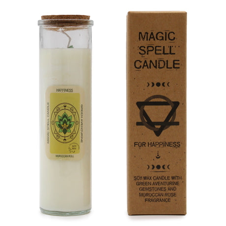 Candela per incantesimi di felicità