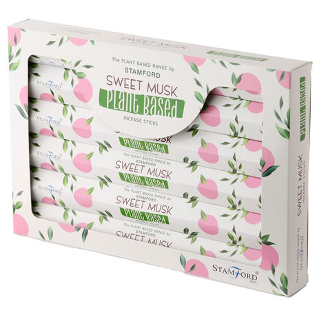 Incienso en varitas de almizcle dulce a base de plantas Stamford