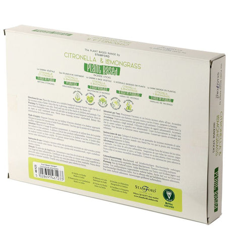 Citronella ve Limon Otu Tütsü Çubukları Bitkisel