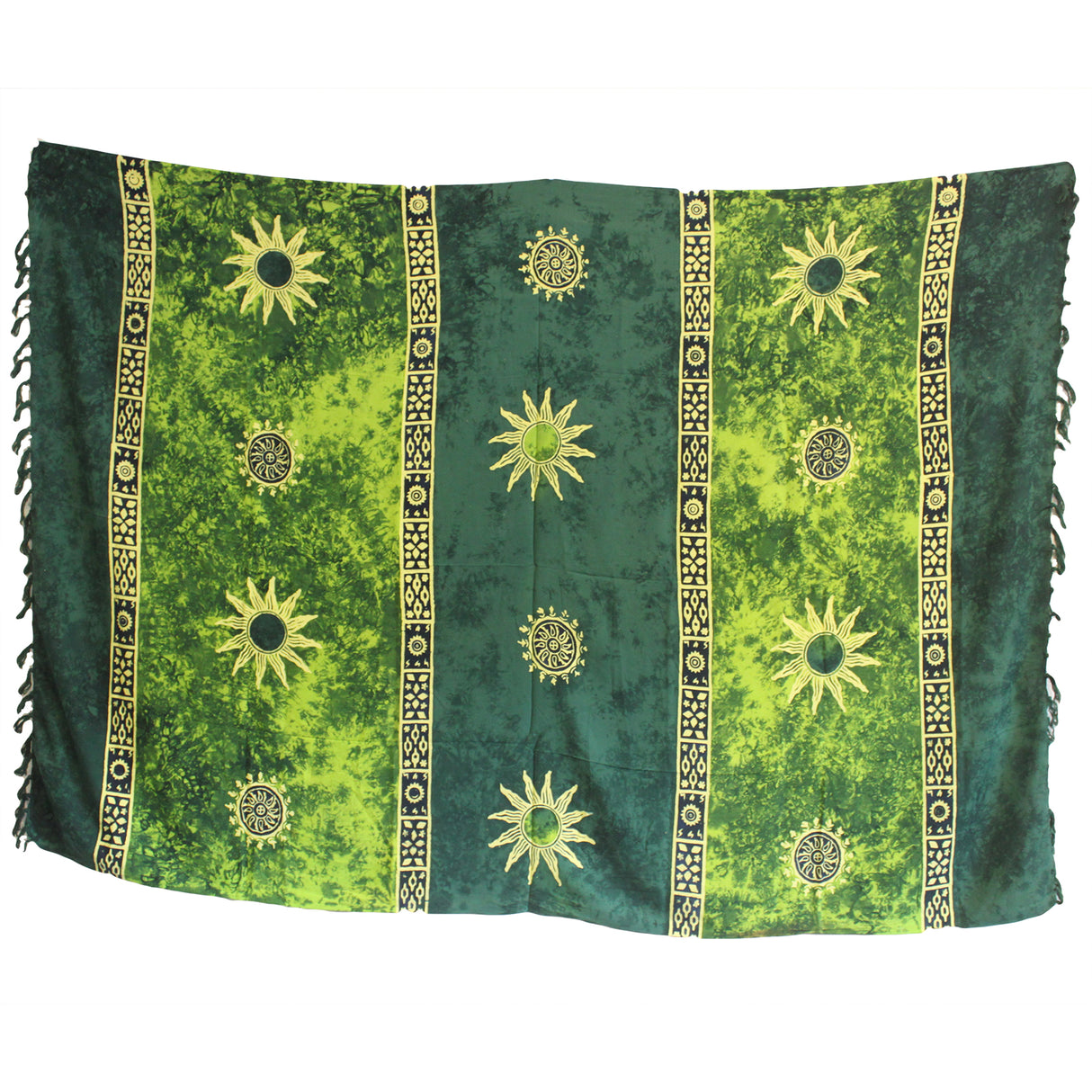 Sarong Keltiska Solsymboler Grön