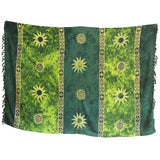 Sarong Keltiska Solsymboler Grön