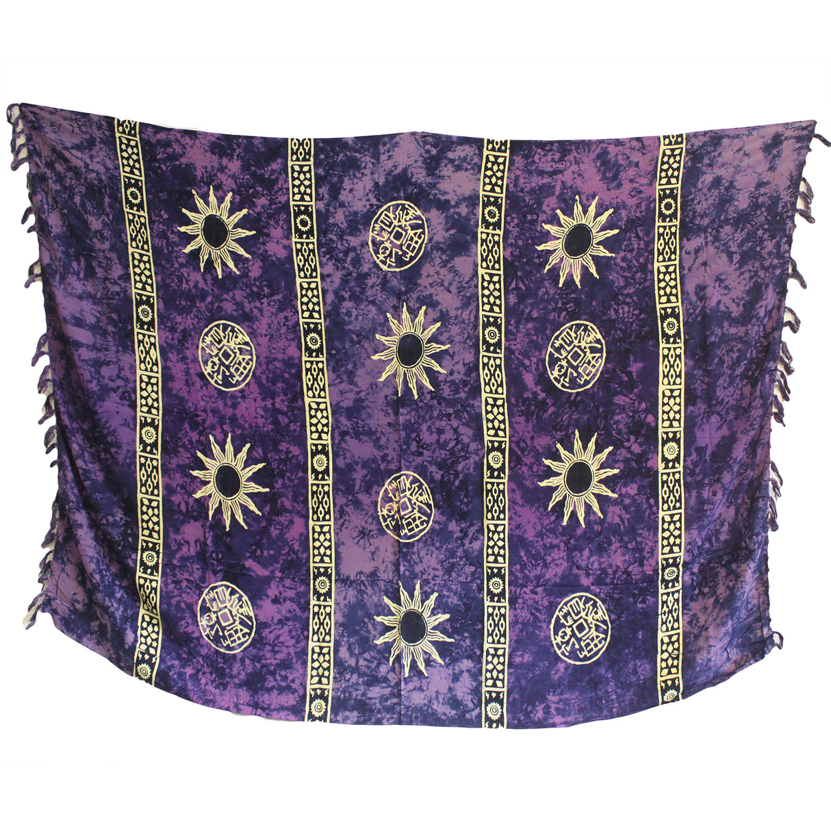 Sarong Keltiska Solsymboler Lila Bali