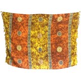 Sarong keltiska lyckomynt gul, Bali