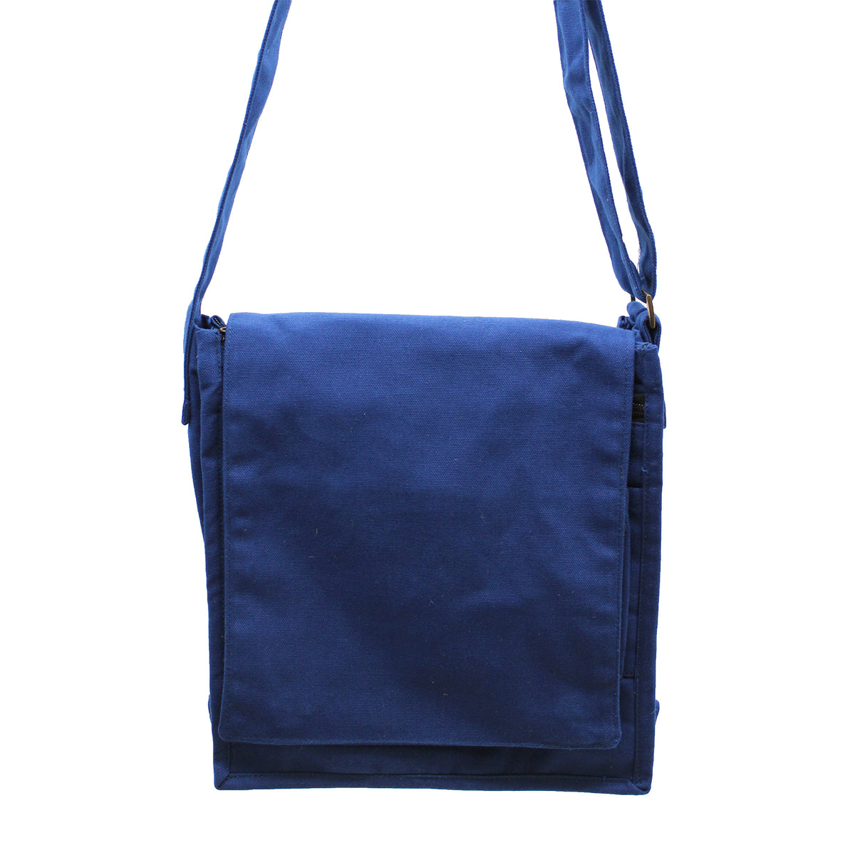 Umhängetasche aus Baumwollcanvas - Marineblau