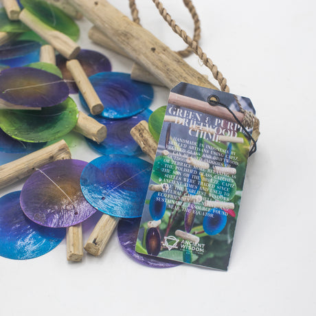 Wind Chime Blue Driftwood