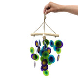 Wind Chimes Driftwood Pearl Effect