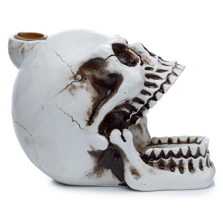 Backflow Incense Burner Skull with Open Mouth