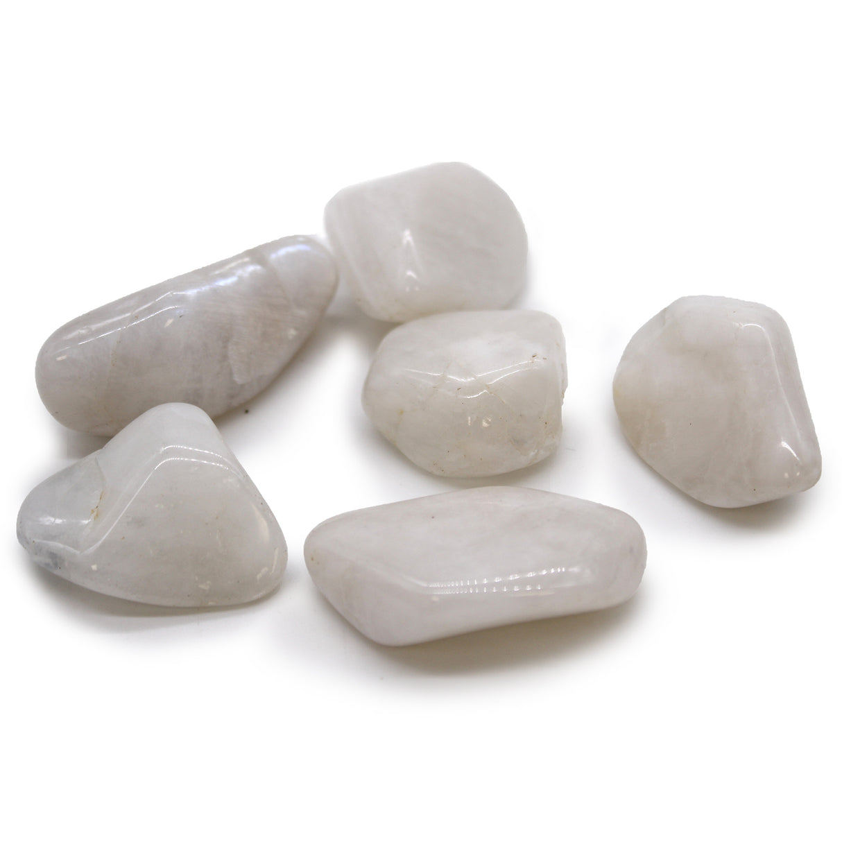 Piedras pulidas de piedra lunar XL, 18 piezas