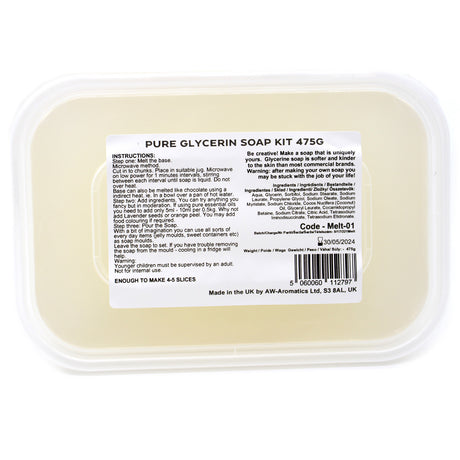 Zestaw do mydła Melt and Pour 475g