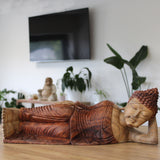 Alvó Buddha suar fa szobor – 50 cm