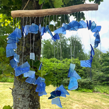 Wind Chimes Love Blue