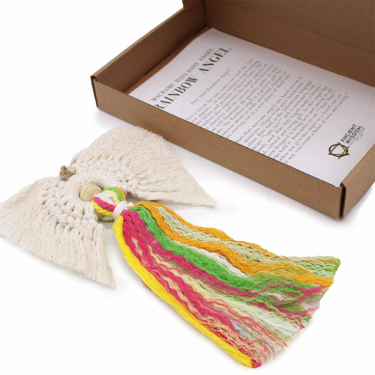Macramé anjelska dekorácia
