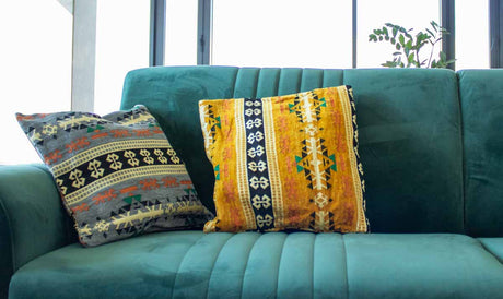 Kilim-tyynynpäällinen, taivaansininen