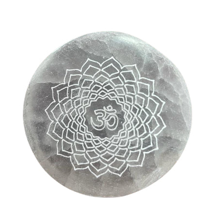 Seleniet Chakra Oplaadplaten Set van 7