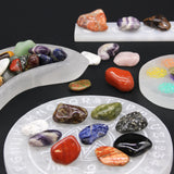 Grey Agate Tumbled Stones Medium Botswana 12 Pieces
