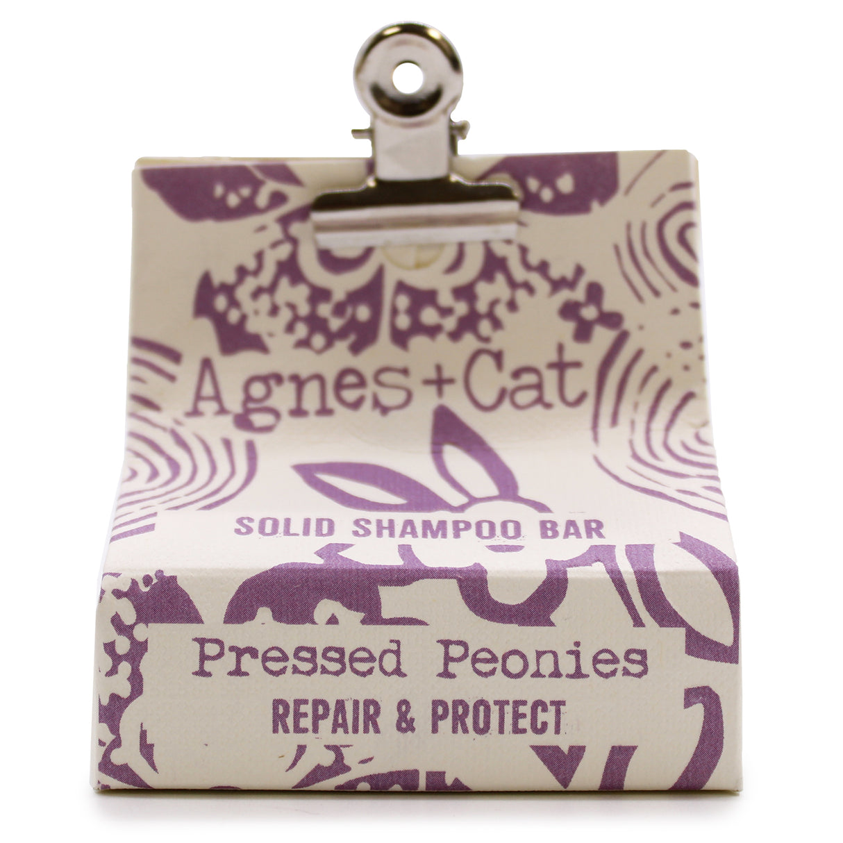 Agnes + Cat szampon w kostce Prasowane piwonie