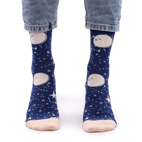 Bamboo Socks Small/Medium – Moon Walk