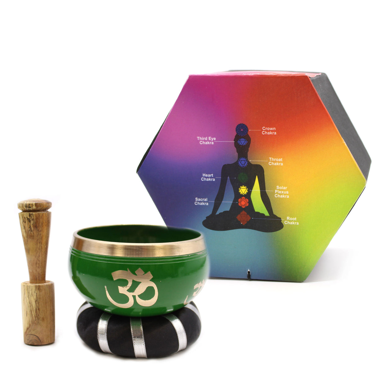 Ensemble de Bols Chantants Arbre de Vie Vert 10,7 cm