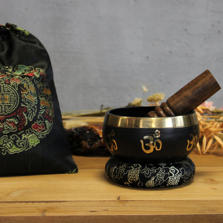 Conjunto de Tigelas Tibetanas Om Yoga