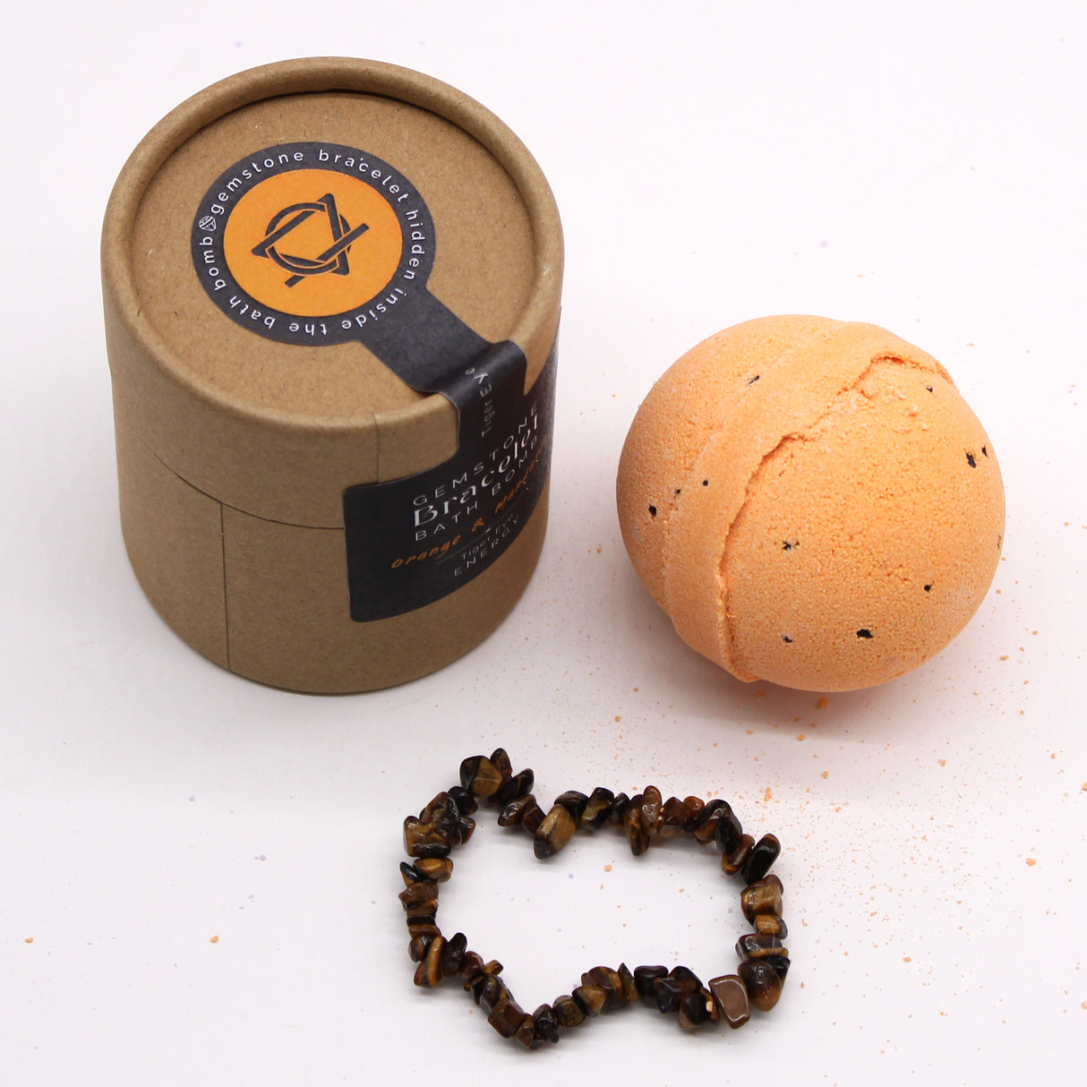 Tiger Eye Bracelet + Bath Bomb - SHAMTAM.COM