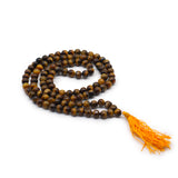 108 Bead Mala - Tiger Eye Japa Mala - SHAMTAM.COM