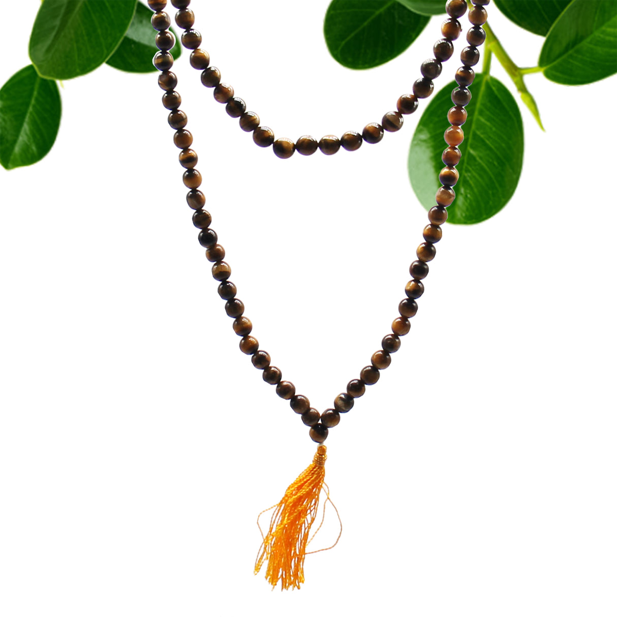 108 Bead Mala - Tiger Eye Japa Mala - SHAMTAM.COM