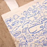 Shopping Bag Sea Life 38x42cm 10oz