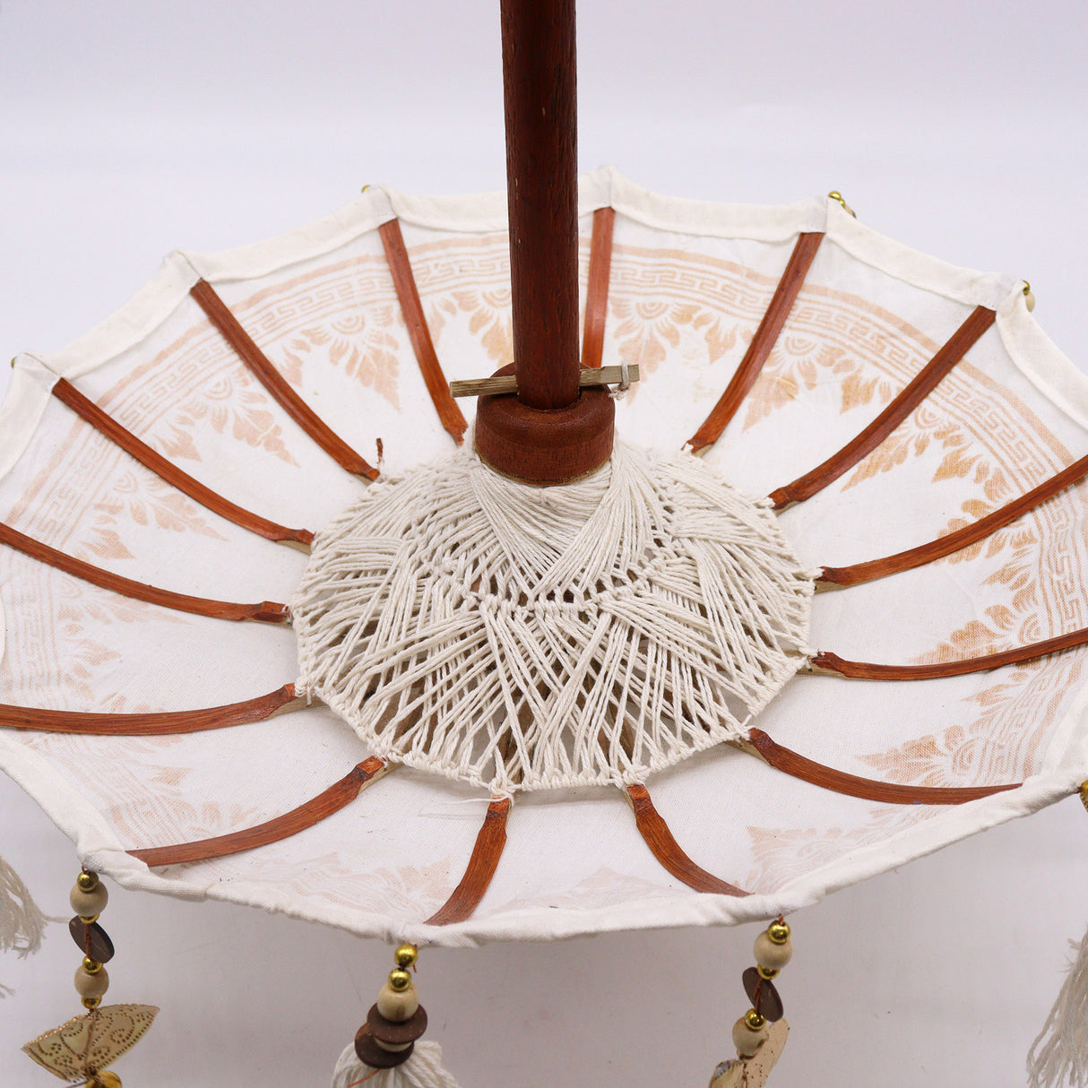 Parasol décoratif toile naturelle 40 cm