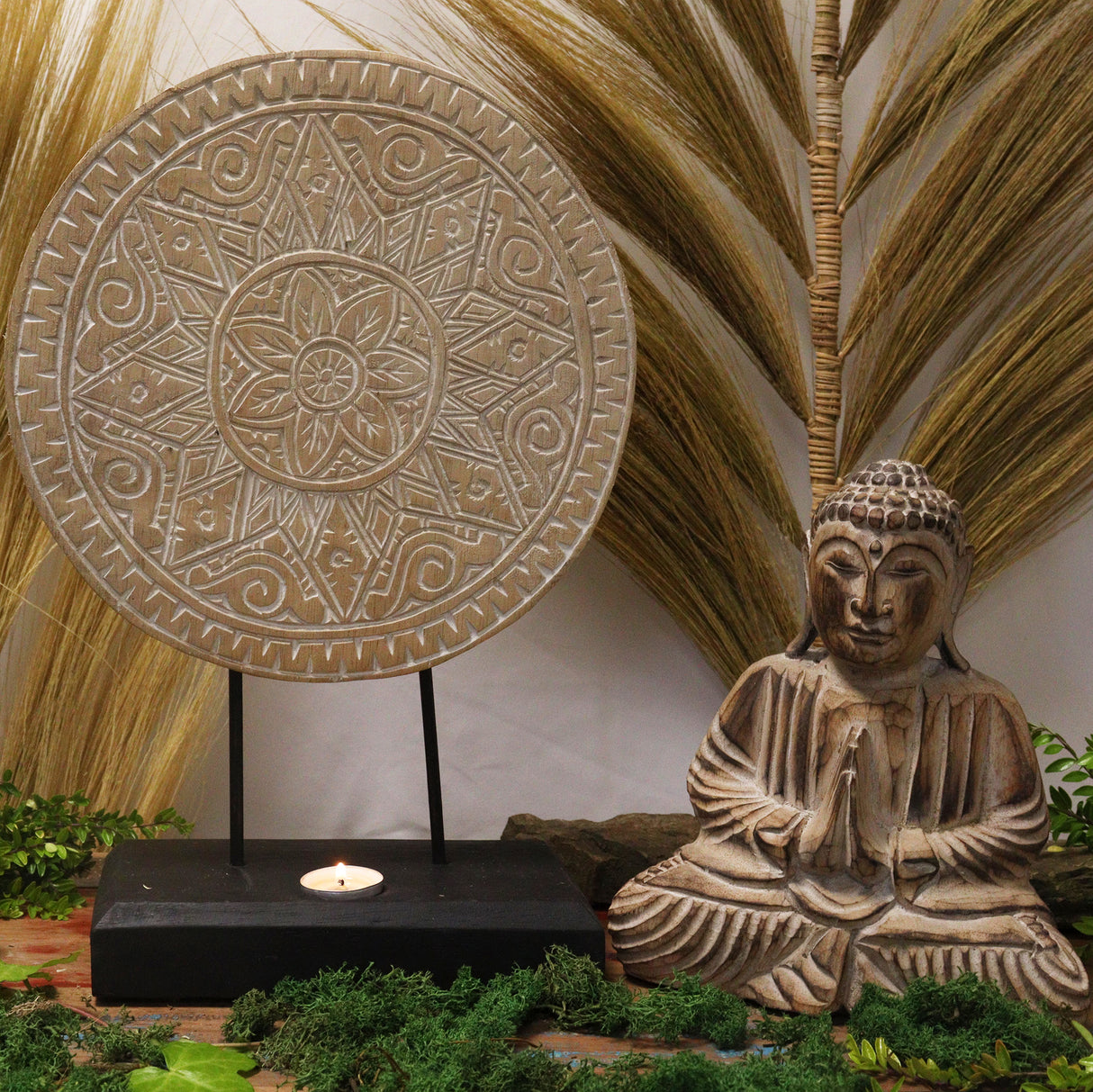 Buda Feng Shui 2 Parça Set Klasik Mandala
