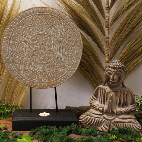 Set Buddha Feng Shui 2 Pezzi Mandala Classico