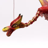 Dragão Móvel Vermelho Coco 37cm