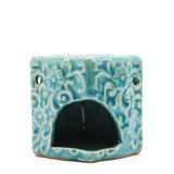 Classic Small Square Floral Oil Burners