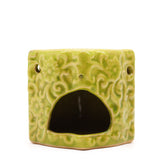 Classic Small Square Floral Oil Burners