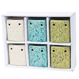 Classic Small Square Floral Oil Burners