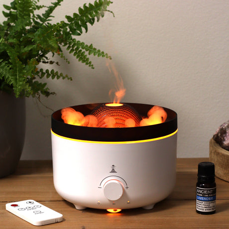 Essential Oil Diffuser Humidifier Volcano Effect 560ml