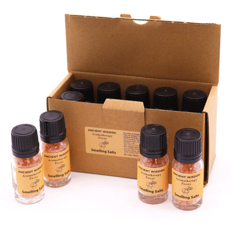 Snuffelzouten voor Focus, Aromatherapie Mix