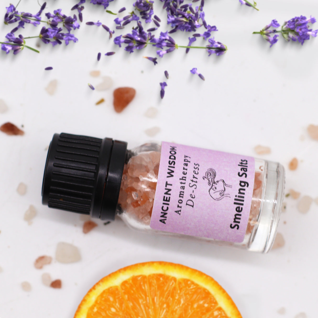 Aromaterapi luktande salter stresslindring lavendel frankincense