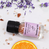 Aromaterapi luktande salter stresslindring lavendel frankincense