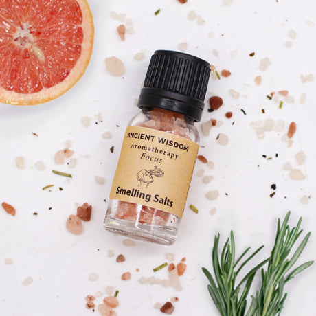 Snuffelzouten voor Focus, Aromatherapie Mix