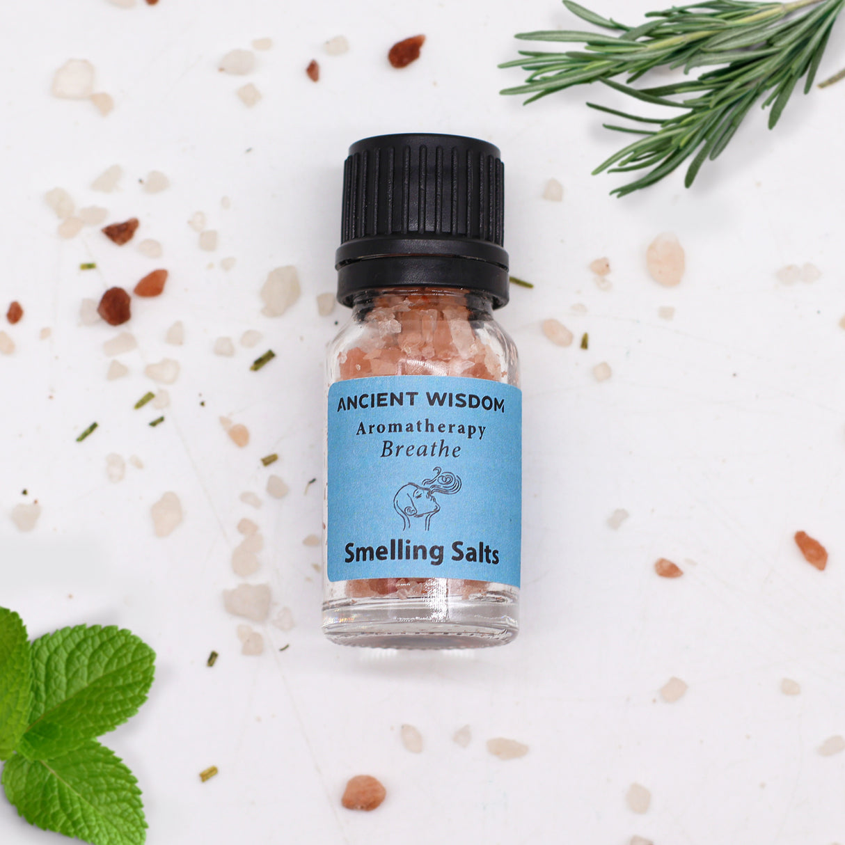 Aromaterapi Snuffsalt Breathe Eterisk oljeblandning