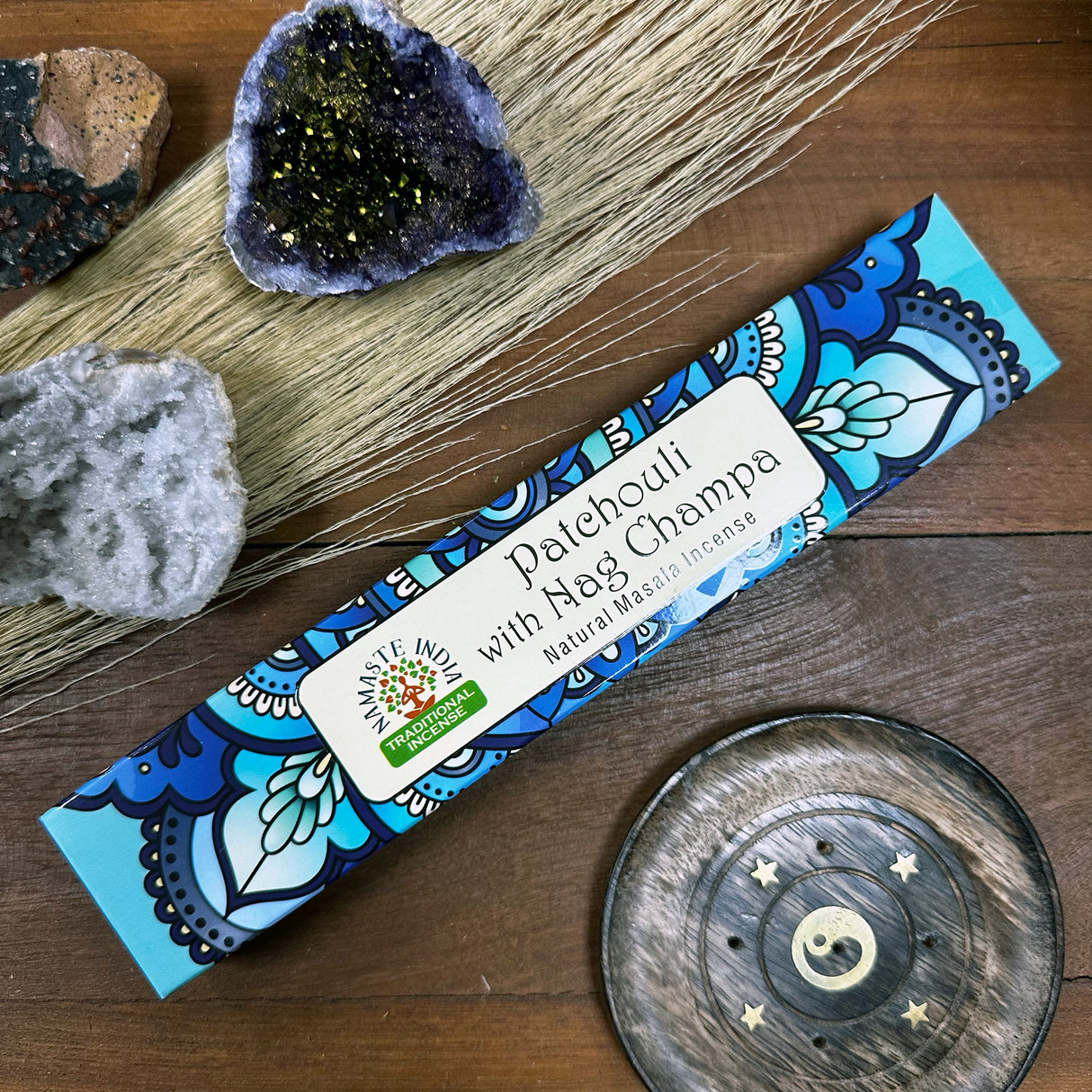 Kadzidełka Nag Champa z paczulą Masala Namaste