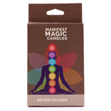 Set di 7 candele dei chakra Manifest