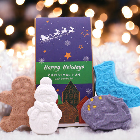 Zestaw prezentowy z kulami do kąpieli Christmas Fun