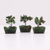 Green Aventurine Mini Gemstone Tree Orgonite Base