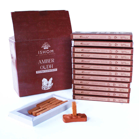 Amber Ağacı Tütsü Tuğlaları 15'li Paket Brülörlü