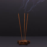 Brûleur d’Encens Signe du Zodiaque, Étoile Gravée en Laiton – Lot de 12