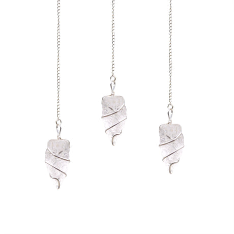 Raw Quartz Crystal Pendulum